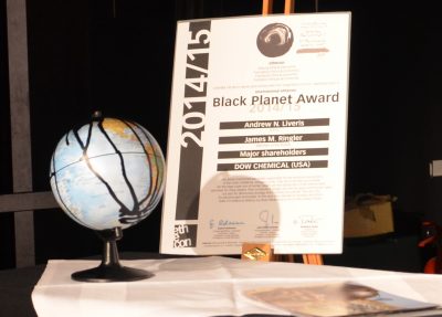 ethecon's 'Black PLanet' award