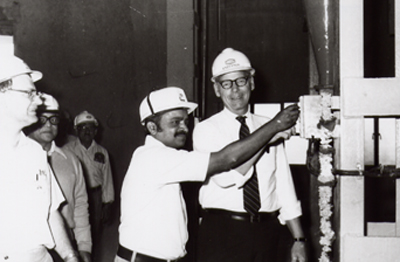 Warren Anderson, CEO of Union Carbide at the Time of the Disaster, Surveys the Bhopal Factory