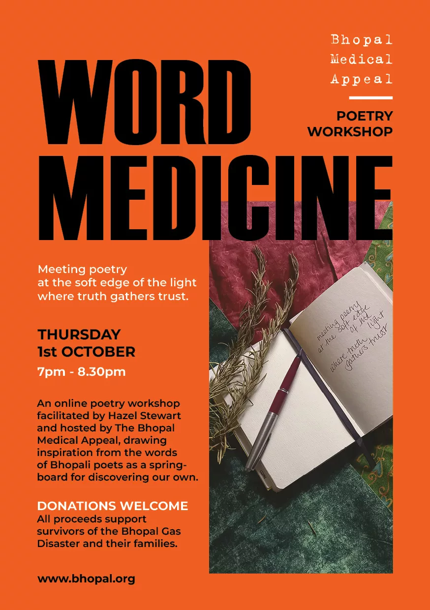 Poetry workshop word medicine no link